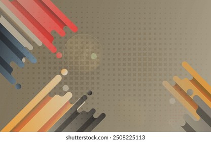Abstract earth background. Minimal geometric light corporate abstract background vector illustration isolated design cover, banner, flyer, brochure website and social media background