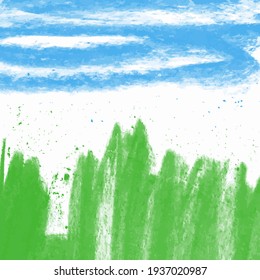 Abstract Earth Colors Background. Blue and Green.  Vector illustration
