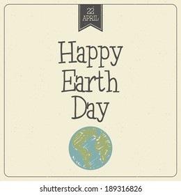 Abstract earth day background with special objects