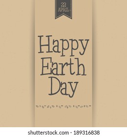 Abstract earth day background with special objects