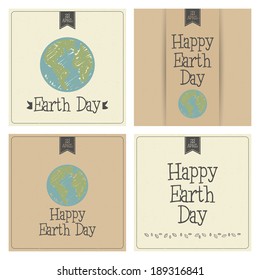 Abstract earth day background with special objects