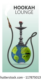 Abstract Earth Hookah art (Vector Art)