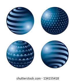 abstract earth icons over white background. vector illustration