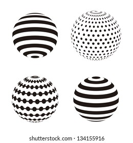 abstract earth icons over white background. vector illustration