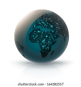 abstract earth light background