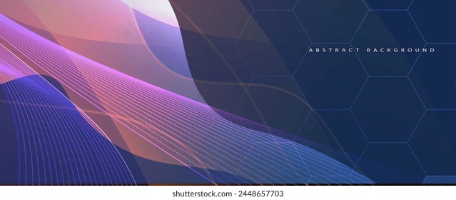 El fondo abstracto de la tecnología de la tierra para la presentación de la ciencia y los negocios. Arte vectorial.
