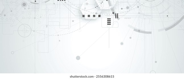 The abstract earth technology background for science and business presentation. Vector Art.