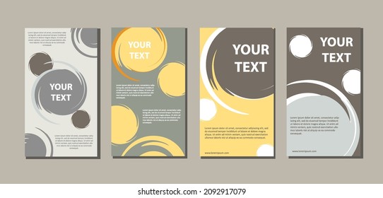 Abstract earth tone background banner