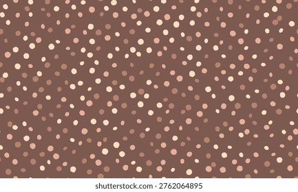 Abstract earthytoned polka dot pattern.  Perfect for textile design, wrapping paper, or digital backgrounds.  Subtle yet stylish, this seamless texture offers a versatile and calming aesthetic.