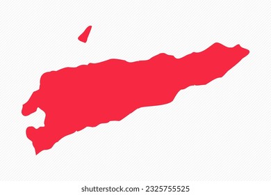 Abstract East Timor Simple Map Background, can be used for business designs, presentation designs or any suitable designs.