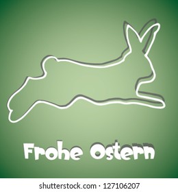 abstract Easter background with german wishes