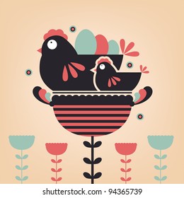 abstract easter design