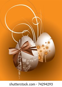 Abstract Easter Design. Vector Background. Eps10.