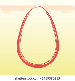 Abstract Easter egg background. Egg vector. Egg for design