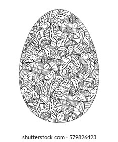 95 Coloring Pages For Adults Easter Eggs Download Free Images