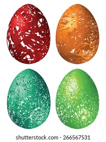 Abstract Easter eggs