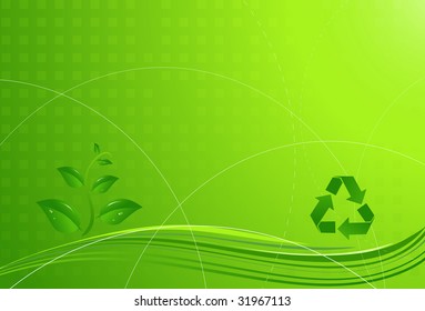 Abstract eco background