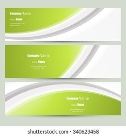 Abstract Eco banner background

