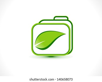 abstract eco folder icon vector illustration