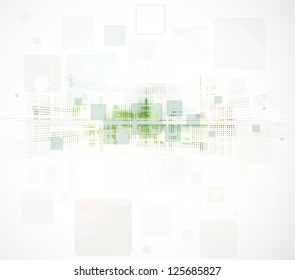 Textura de fondo de negocios de tecnología de computadora ecológica abstracta