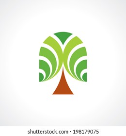 Abstract eco green shape | nature concept