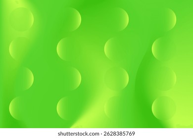 Abstract eco green sustainability technology gradient background with copy space. Digital blurred gradient texture with round geometric shape, dotted texture for corporate presentation, banner, poster