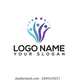 Abstract eco leaves Template logo Design. Icon,