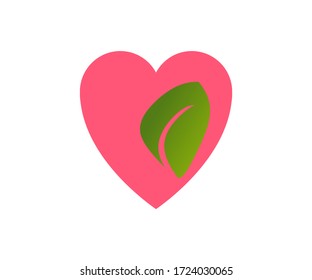 abstract Eco Logo design. Green Logo