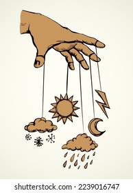 Abstract eco sky area hot bolt element toy white text space. Color drawn hang guide master dictator arm cold drop flake storm frost logo icon sign. Art cartoon vector male director boss game move work