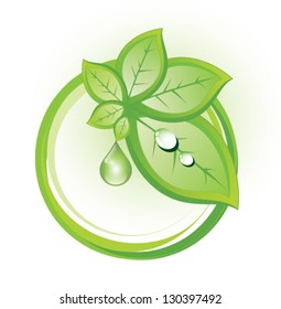 Abstract eco symbol, EPS 10