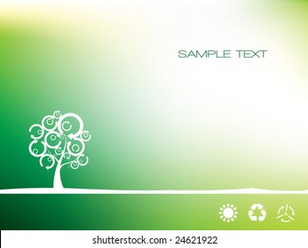 Abstract ecology background