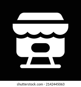 Abstract e-commerce icon design and symbol art