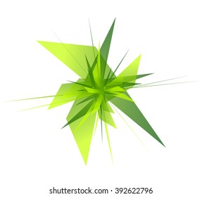 Abstract edgy, geometric graphics. Shatters, splinters abstract digital art.