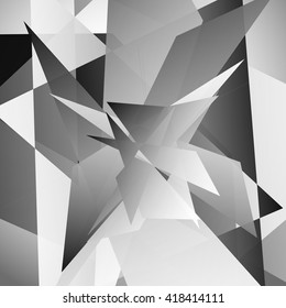 Abstract edgy, geometric texture.