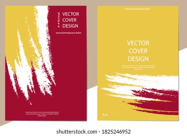 Abstrakter bearbeitbarer Hintergrund für ein Buchcover, eine Broschüre, ein Poster oder ein Banner. Format A-4. Stockillustration

