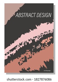 Abstract editable background for a book cover, brochure, poster, or banner. Format A-4. Stock illustration