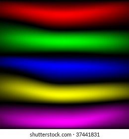 Abstract editable vector background of colorful folds