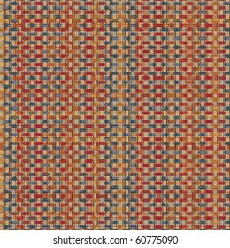 Abstract editable vector background of textile pattern