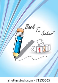 abstract education background, vector for back to school