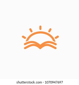 Abstract education logo icon vector design. College, school, university vector logo. Vector illustration, Graphic Design Editable Design. Man with a book web icon.