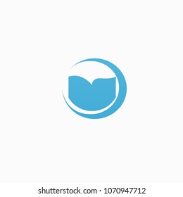 Abstract education logo icon vector design. College, school, university vector logo. Vector illustration, Graphic Design Editable Design. Man with a book web icon.