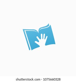 Abstract education logo icon vector design. College, school, university vector logo. Vector illustration, Graphic Design Editable Design. Man with a book web icon.