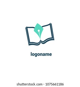 Abstract education logo icon vector design. College, school, university vector logo. Vector illustration, Graphic Design Editable Design. Man with a book web icon.