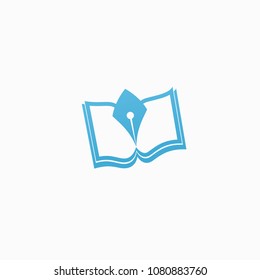 Abstract education logo icon vector design. College, school, university vector logo. Vector illustration, Graphic Design Editable Design. Man with a book web icon.