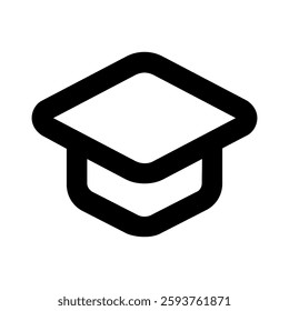 abstract Education Shape line icon 