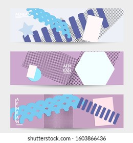 Abstract educational background. Top view of teacher table with paper cut geometric shapes, paper sheets. Elementary school art and craft lesson. Pastel colors. Flat lay vector craft paper style.