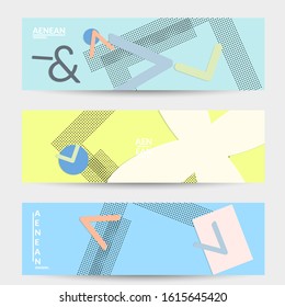 Abstract educational background. Top view of teacher table with paper cut geometric shapes, paper sheets. Elementary school art and craft lesson. Pastel colors. Flat lay vector craft paper style.