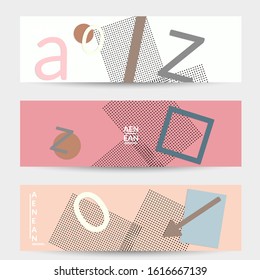 Abstract educational background. Top view of teacher table with paper cut geometric shapes, paper sheets. Elementary school art and craft lesson. Pastel colors. Flat lay vector craft paper style.