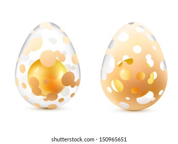 abstract egg illustration - vector