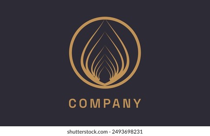 The abstract egg logo best for nature eco friendly company